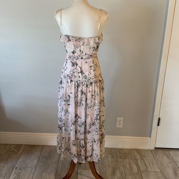 [Chelsea & Violet] Floral Print Tie Front Dress - Picture 7 of 7